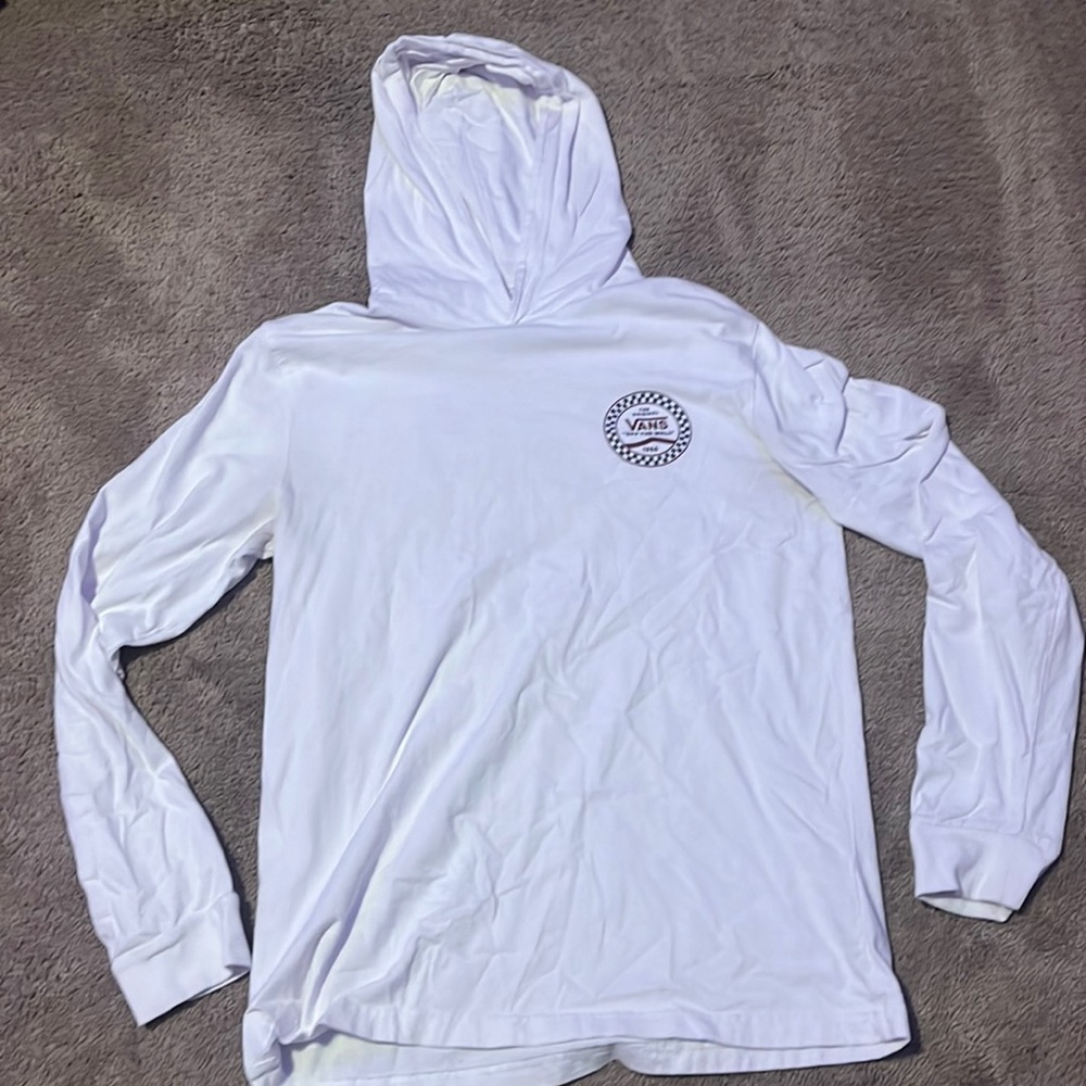 Vans long sleeve shirt with hoodie